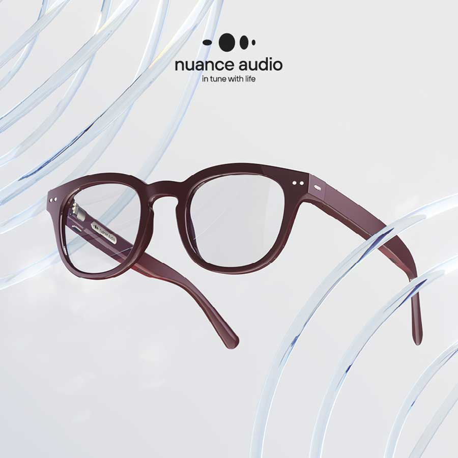 Nuance Audio spectacle hearing aids available across the UK at Amplify Hearing